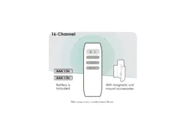 1-channel remote control